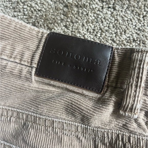 Sonoma brown corduroy pants, size 36/32 - Picture 6 of 6
